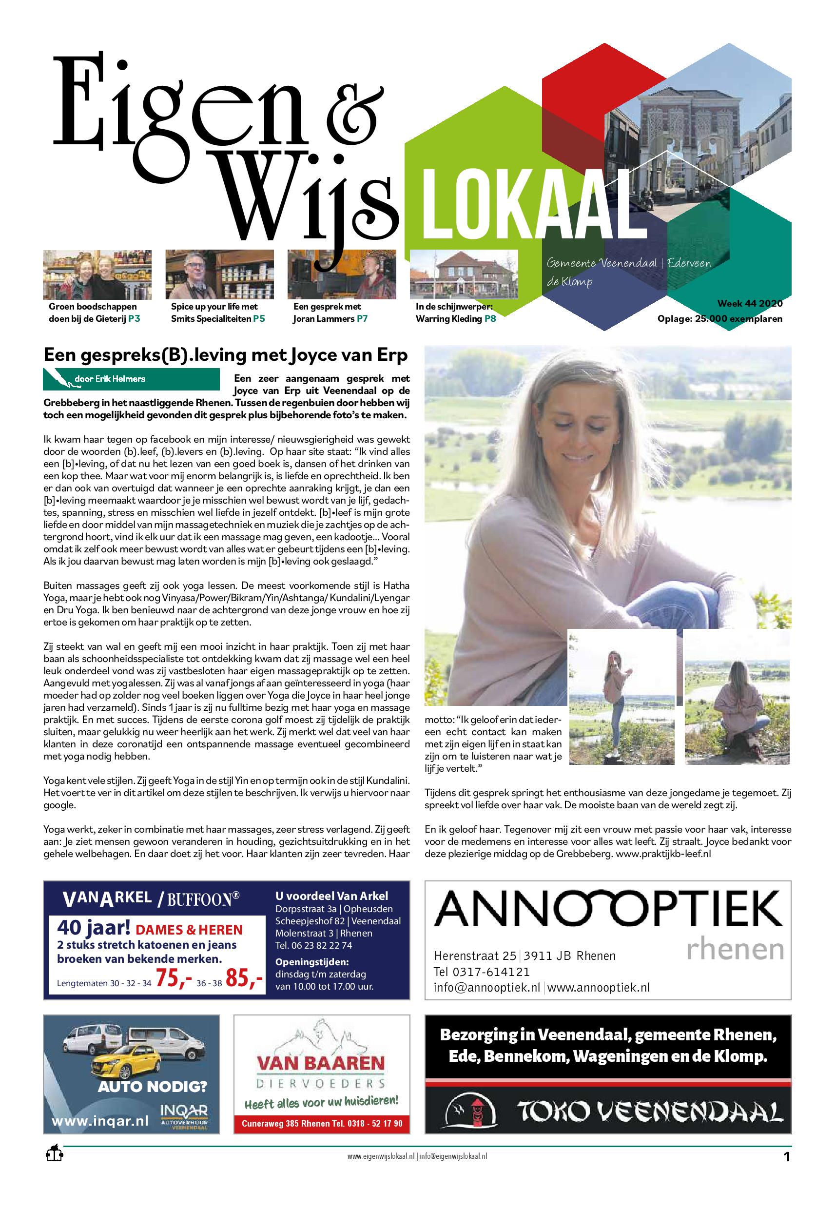 EWL Veenendaal | Week 44 2020